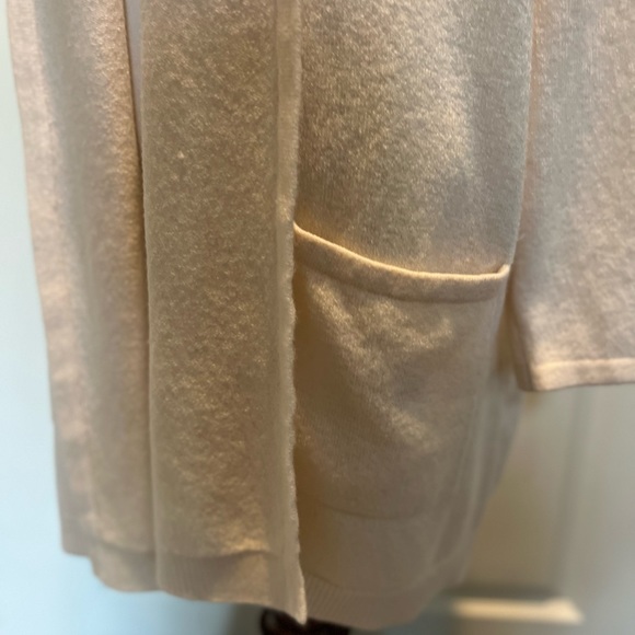 LOFT plus cream cardigan with pockets new with tags NWT size 16/18 - Picture 9 of 11